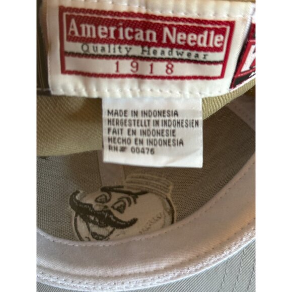 Cincinnati Red Hat Size 7 1/2 Baseball Brown & Tan Embroidered Logo - Picture 5 of 6